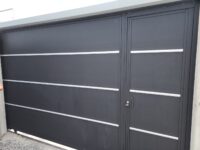 Portones Corredizos | Acabado metal 3×2″