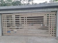 Portones Corredizos | Acabado metal 3×2″