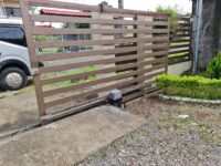 Portones Corredizos | Acabado metal 3×2″